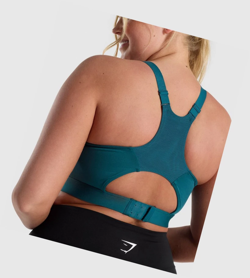 Gymshark Racer Back Koulutus Naisten Urheiluliivit Turkoosi | AQTFJY980