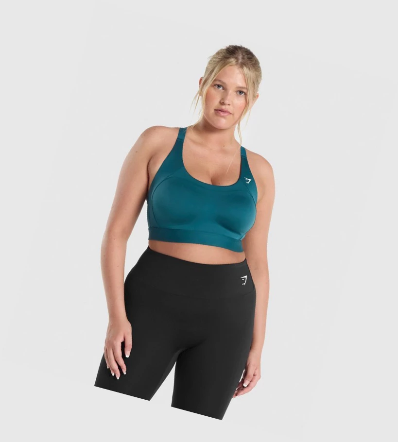 Gymshark Racer Back Koulutus Naisten Urheiluliivit Turkoosi | AQTFJY980