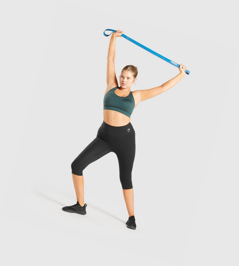 Gymshark Racer Back Koulutus Naisten Urheiluliivit Tummanvihreä | ZQXBAT407