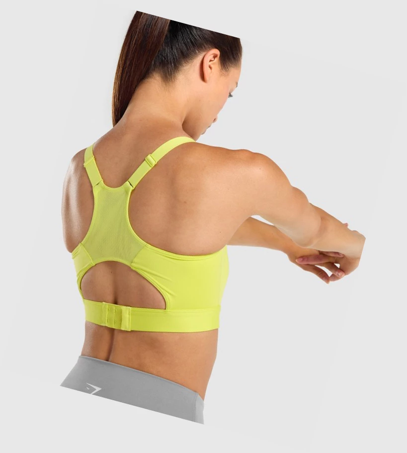 Gymshark Racer Back Koulutus Naisten Urheiluliivit Keltainen | ZUTCAD473