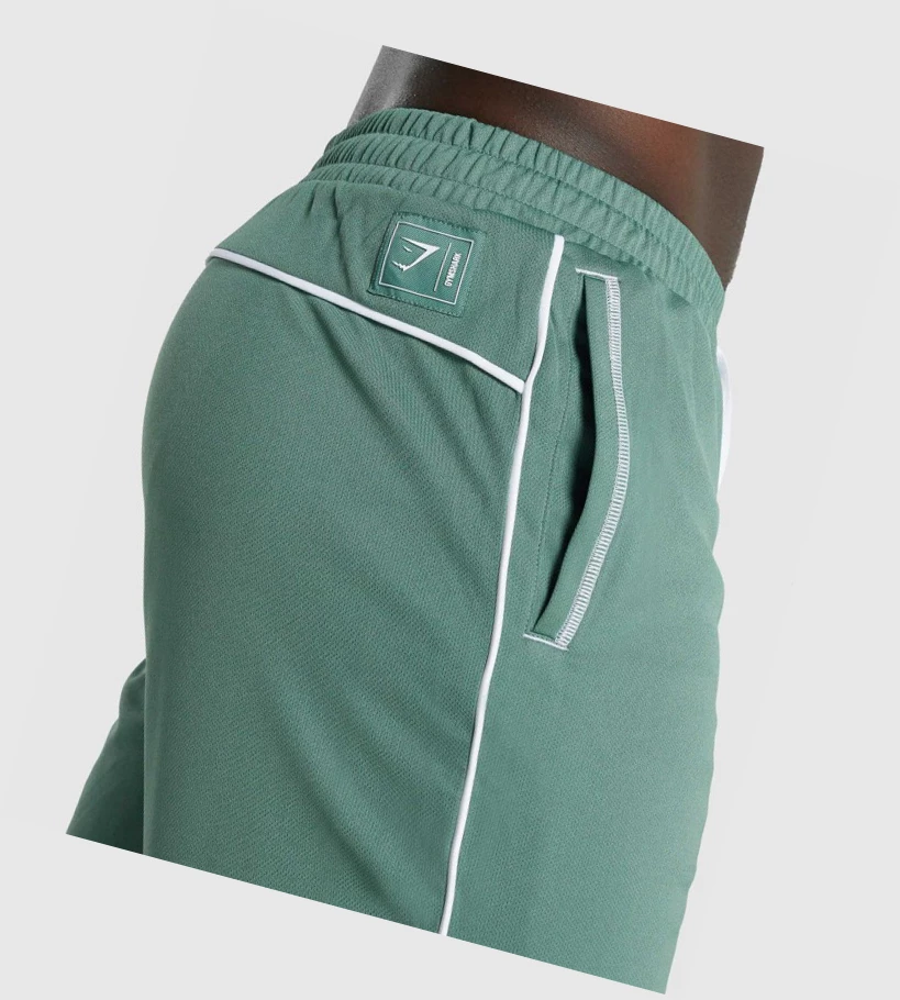 Gymshark Recess Basketball Miesten Shortsit Vihreä | WOCBVU859