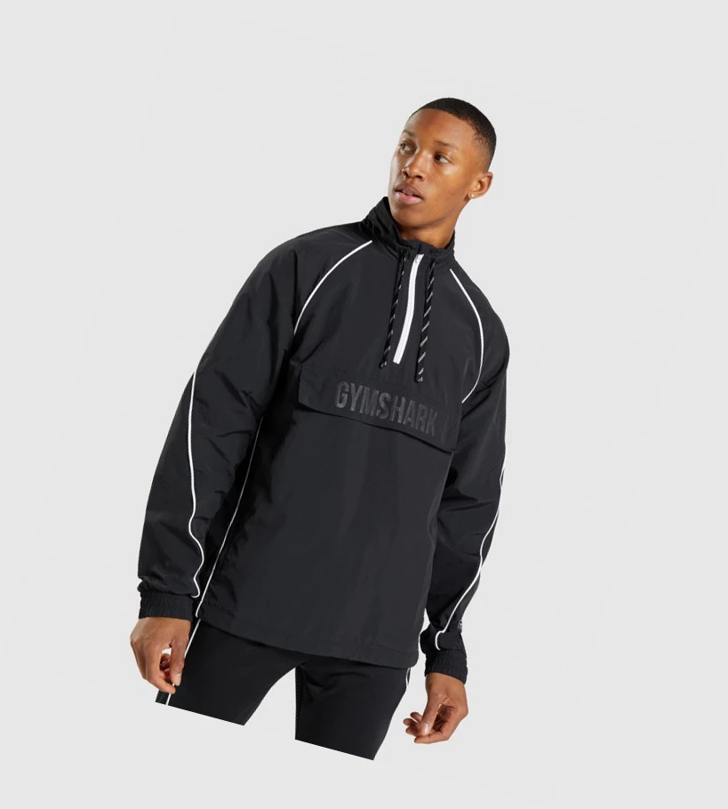 Gymshark Recess Kevyet Miesten Vaatteet Mustat Valkoinen | GCSUKB978