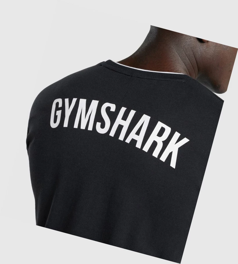 Gymshark Recess Miesten T Paidat Mustat | QXUHTP054