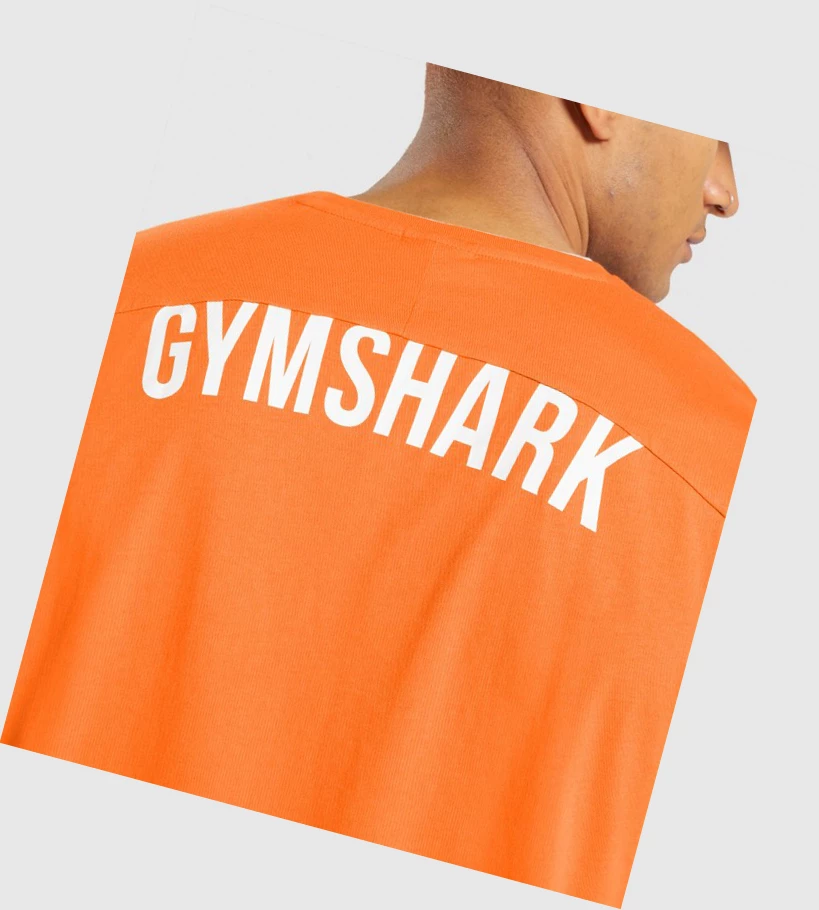 Gymshark Recess Miesten T Paidat Oranssi | HCELFM581