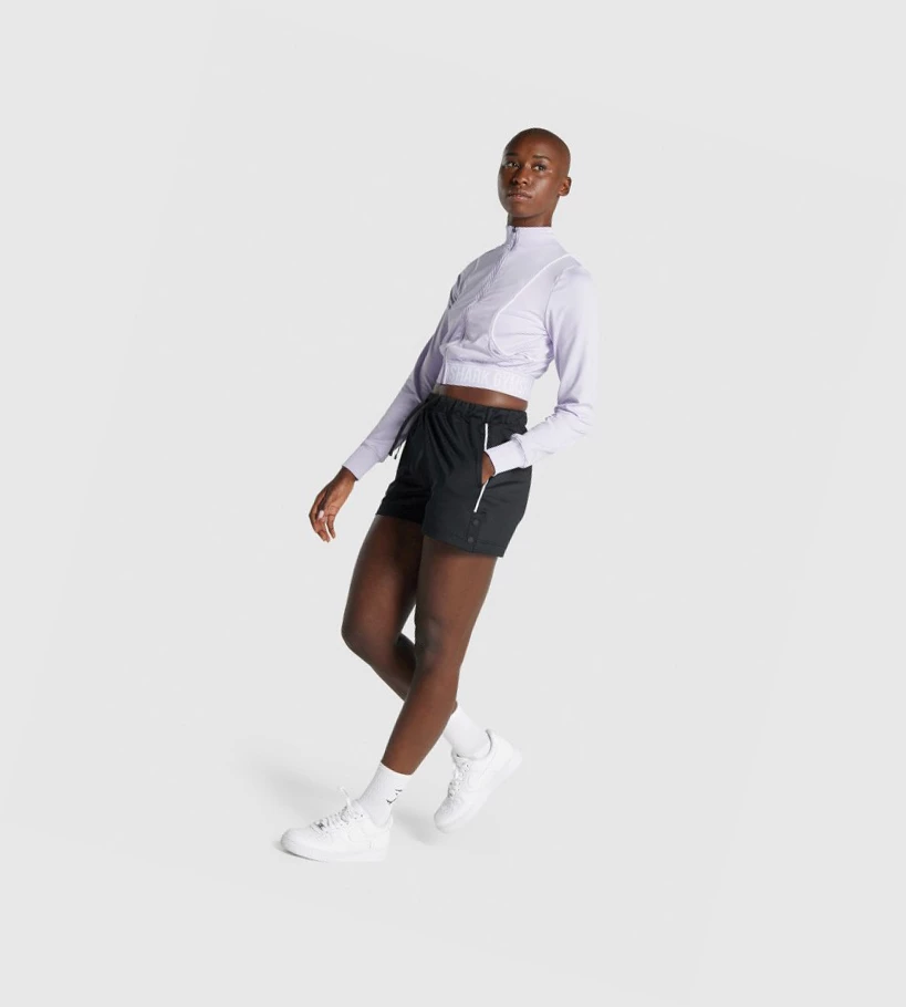 Gymshark Recess Naisten Shortsit Mustat | LIWCXB736