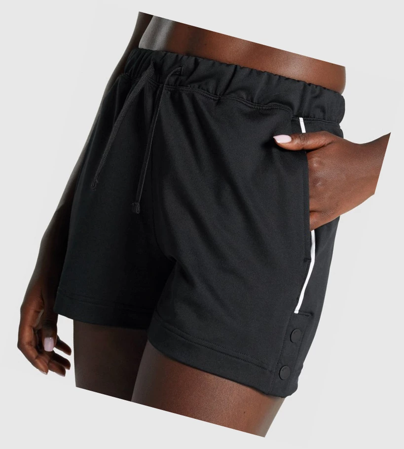 Gymshark Recess Naisten Shortsit Mustat | LIWCXB736