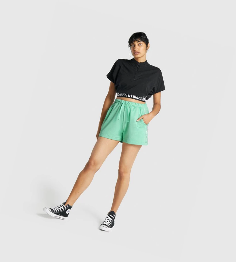 Gymshark Recess Naisten Shortsit Vaaleanvihreä | HDKENS125