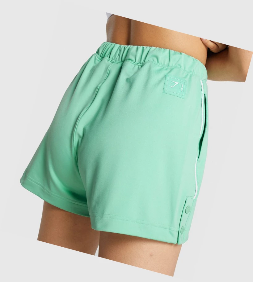 Gymshark Recess Naisten Shortsit Vaaleanvihreä | HDKENS125