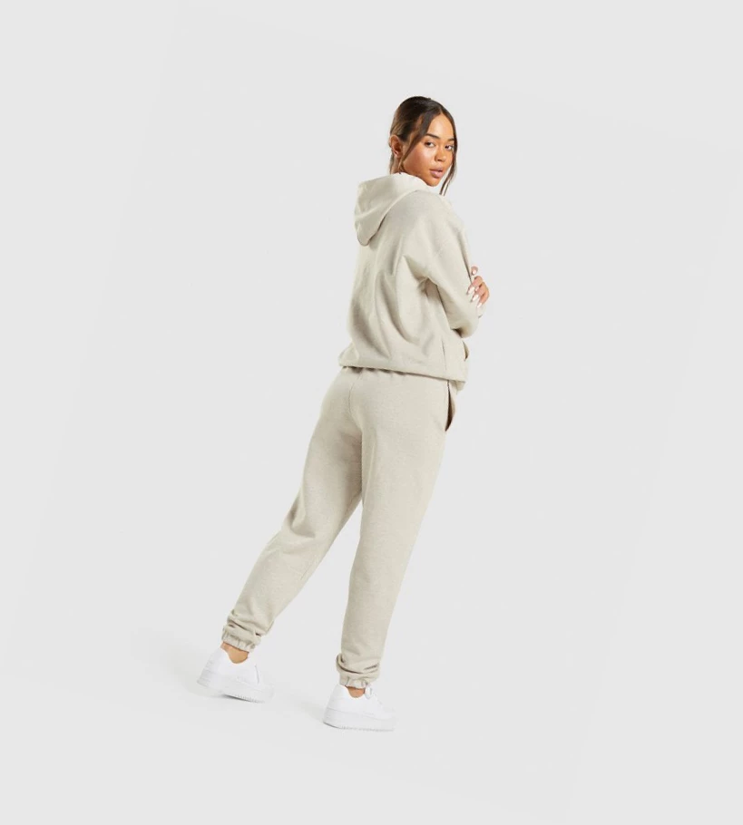 Gymshark Rest Day Sweats Naisten Juoksuvaatteet Beige | PVCRIO564