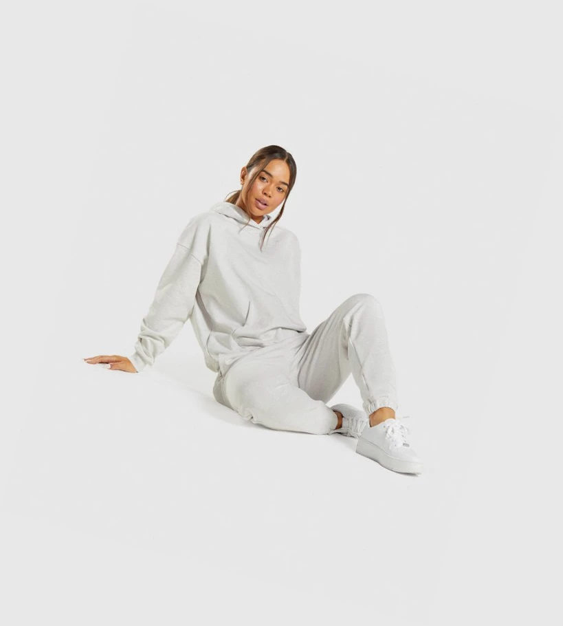 Gymshark Rest Day Sweats Naisten Juoksuvaatteet Valkoinen | UQRHAY185