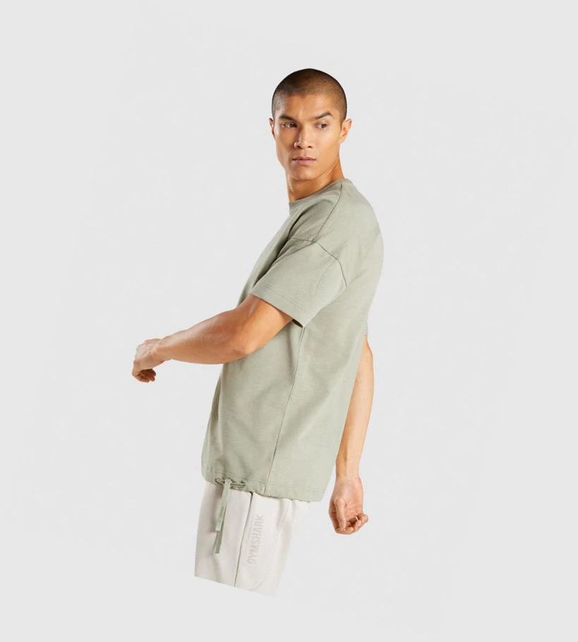 Gymshark Restore Miesten T Paidat Vaaleanvihreä | CBRKHD342
