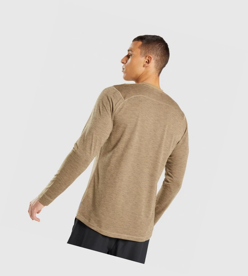 Gymshark Retake Miesten T Paidat Vaaleanruskea Harmaat | RIDSFN981