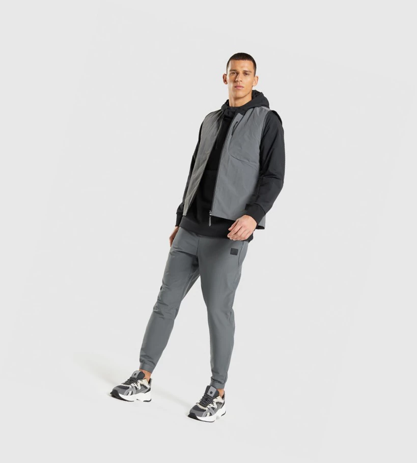Gymshark Retake Reversible Vest Miesten Vaatteet Harmaat Mustat | ICXKTJ517