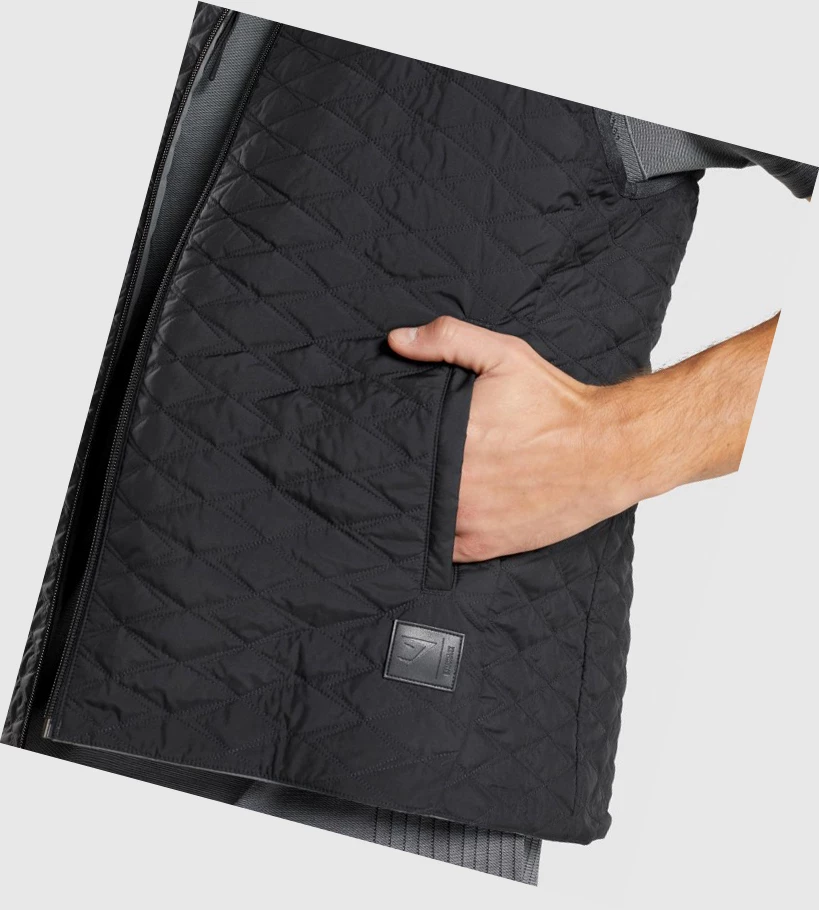 Gymshark Retake Reversible Vest Miesten Vaatteet Harmaat Mustat | ICXKTJ517