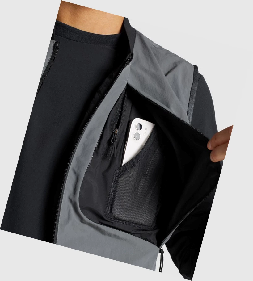 Gymshark Retake Reversible Vest Miesten Vaatteet Harmaat Mustat | ICXKTJ517