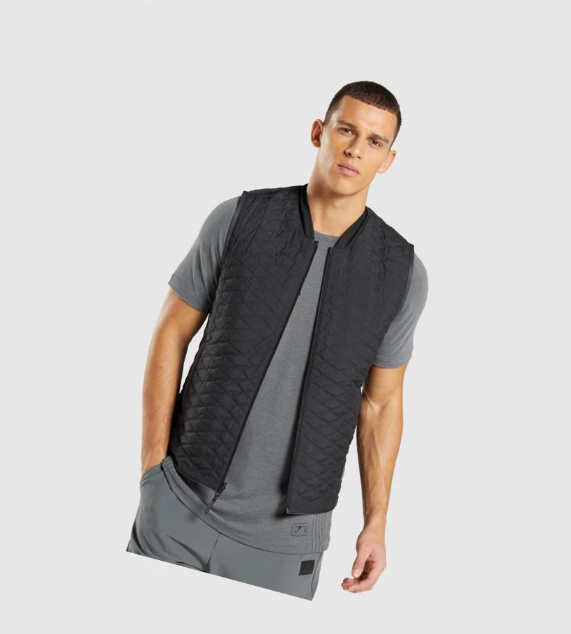 Gymshark Retake Reversible Vest Miesten Vaatteet Harmaat Mustat | ICXKTJ517