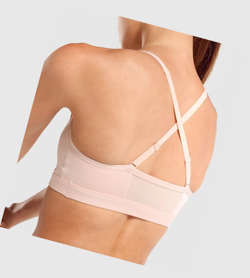 Gymshark Ruched Koulutus Naisten Urheiluliivit Vaaleanpinkki | VMJTGR361