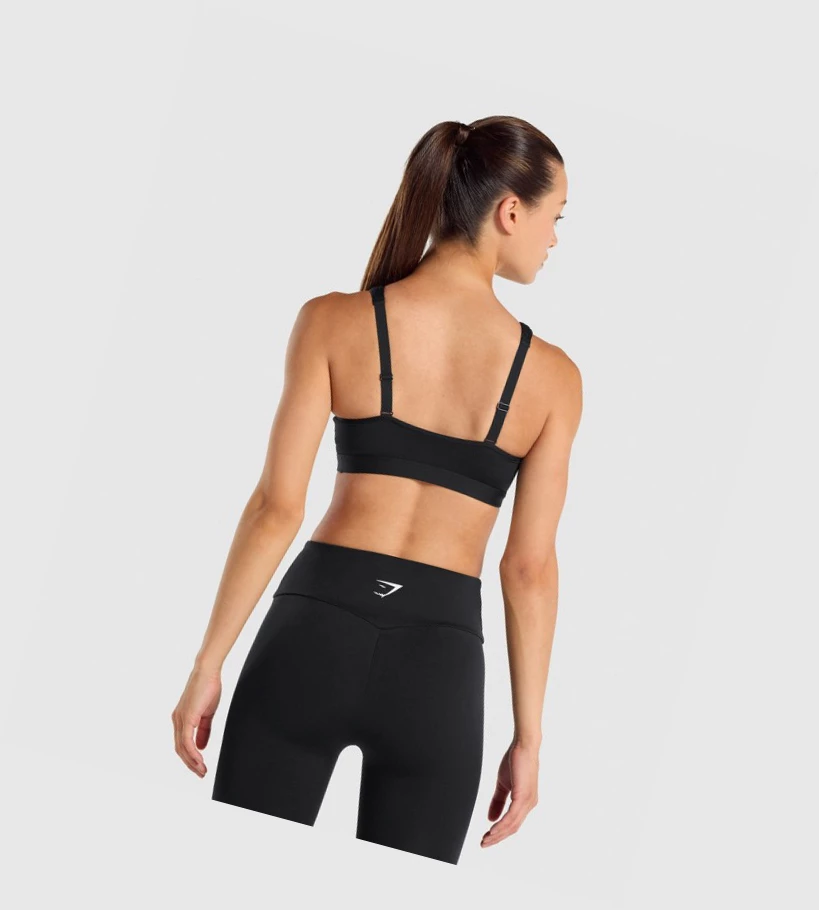 Gymshark Scoop Neck Koulutus Naisten Urheiluliivit Mustat | DYITLE367
