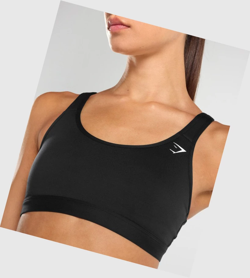 Gymshark Scoop Neck Koulutus Naisten Urheiluliivit Mustat | DYITLE367