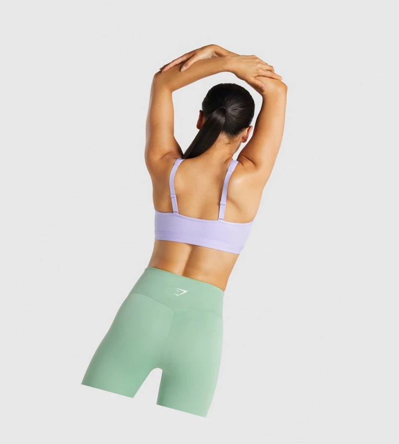 Gymshark Scoop Neck Koulutus Naisten Urheiluliivit Vaaleanvioletit | FBGNAE150