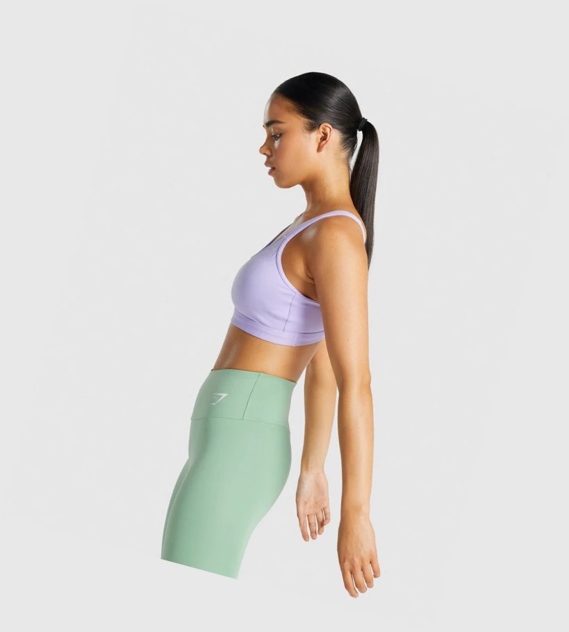 Gymshark Scoop Neck Koulutus Naisten Urheiluliivit Vaaleanvioletit | FBGNAE150