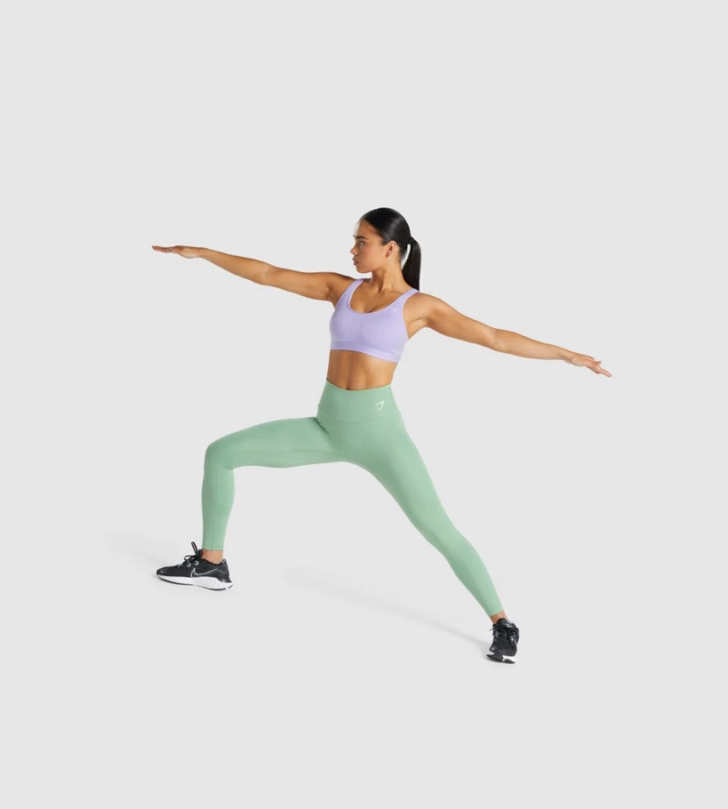Gymshark Scoop Neck Koulutus Naisten Urheiluliivit Vaaleanvioletit | FBGNAE150