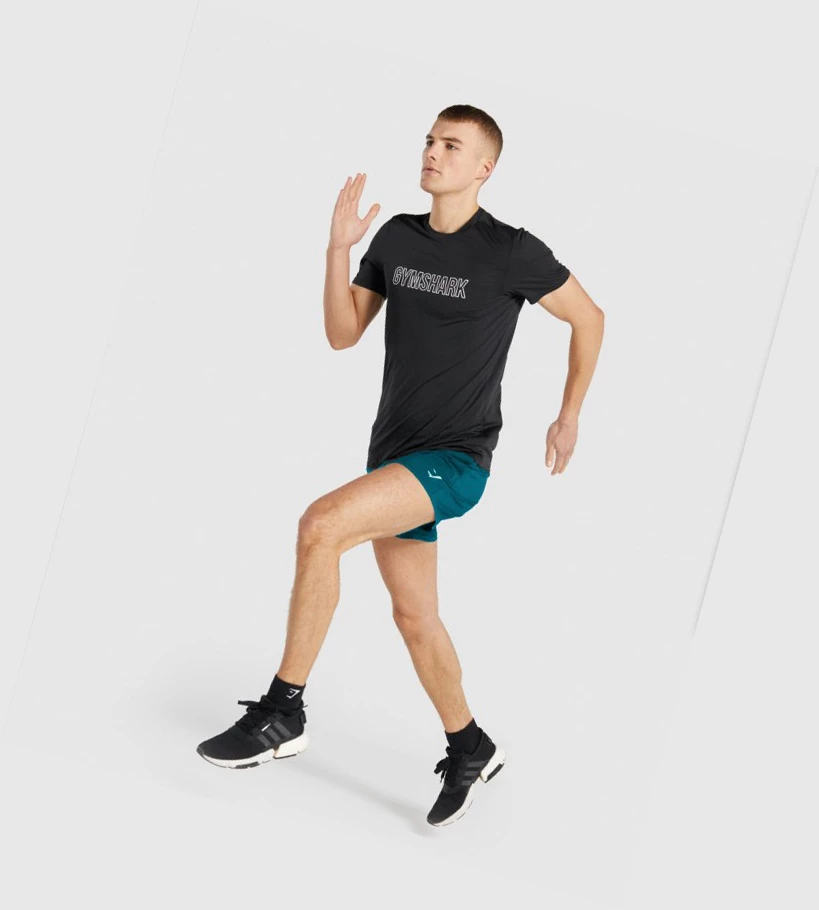 Gymshark Sharkhead Embroidered Quarter 2pk Naisten Sukat Mustat | LTEOZH024