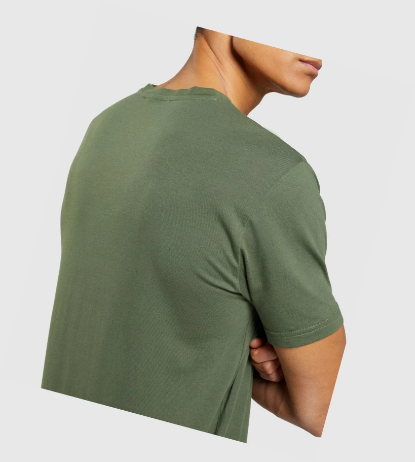 Gymshark Sharkhead Infill Miesten T Paidat Vihreä | WAJVKI157