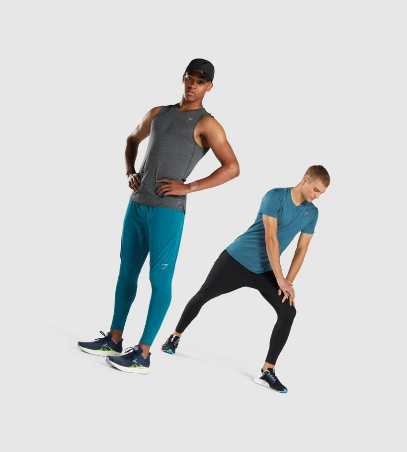 Gymshark Speed Miesten Juoksuvaatteet Turkoosi | HTGDXV263