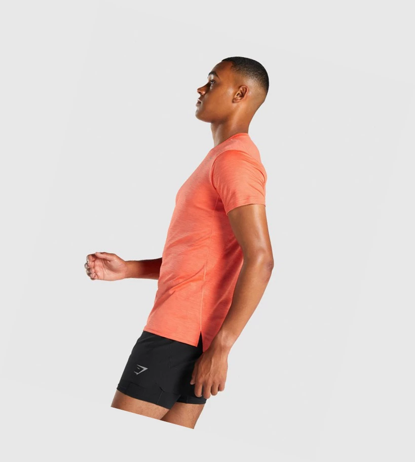 Gymshark Speed Miesten T Paidat Oranssi | MIHBCX387