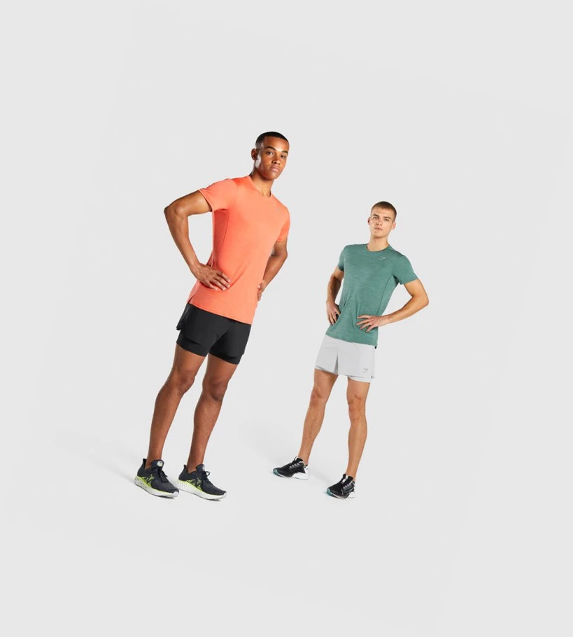 Gymshark Speed Miesten T Paidat Oranssi | MIHBCX387