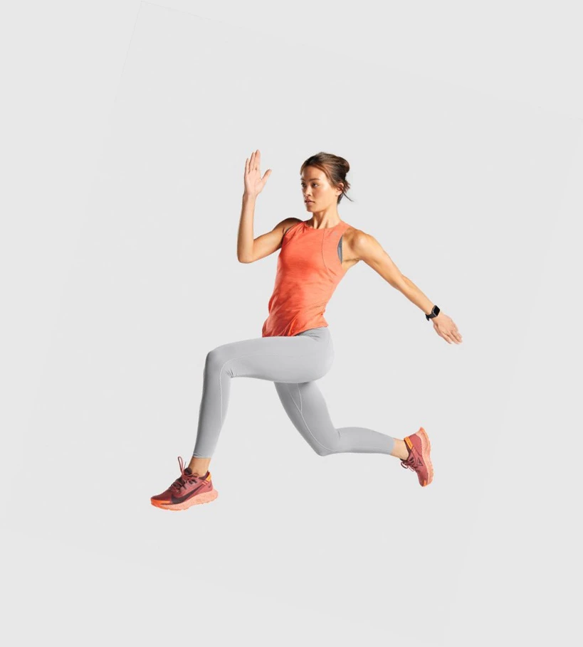 Gymshark Speed Naisten Hihaton Paita Oranssi | CRWDQH659