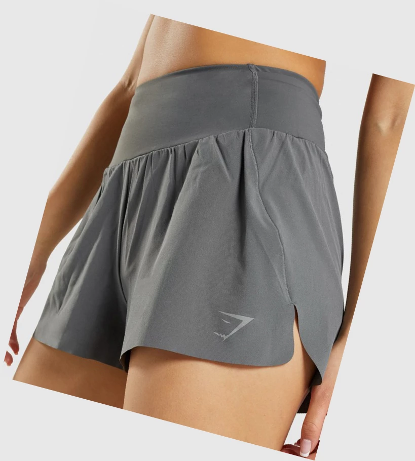 Gymshark Speed Naisten Shortsit Harmaat | ASHTEM247