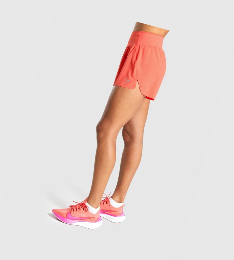 Gymshark Speed Naisten Shortsit Oranssi | IBKGPR690
