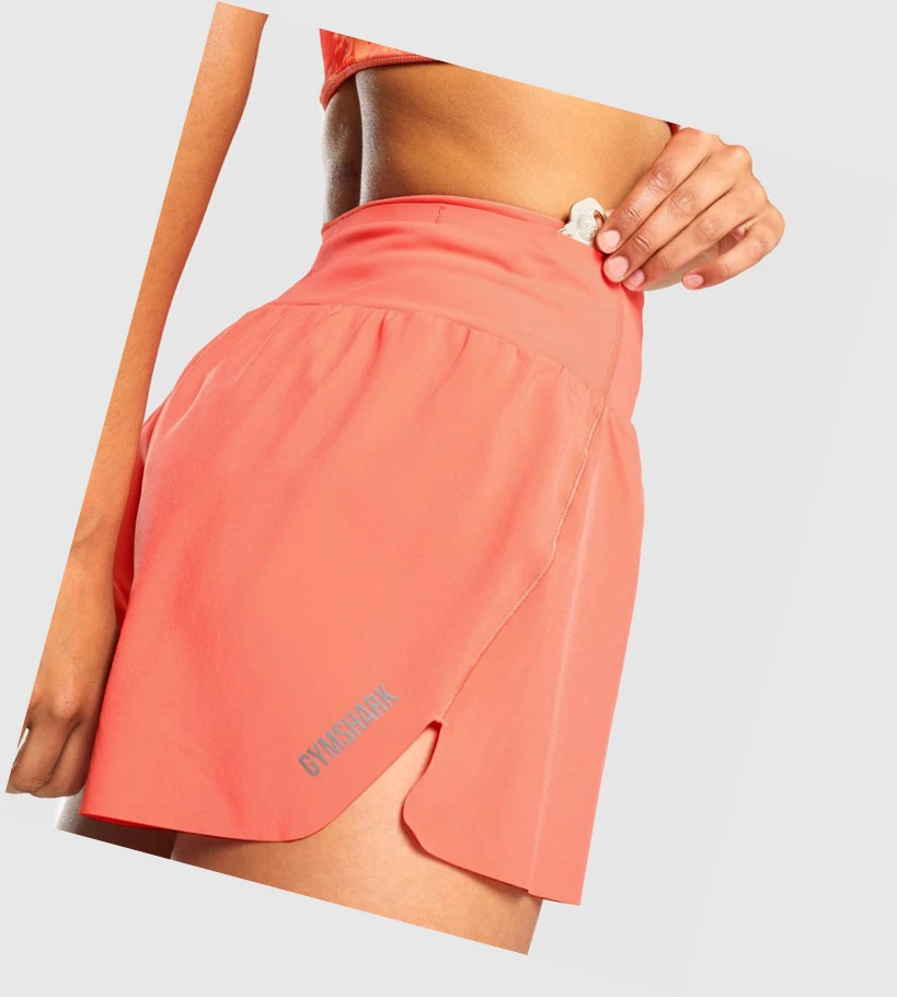 Gymshark Speed Naisten Shortsit Oranssi | IBKGPR690