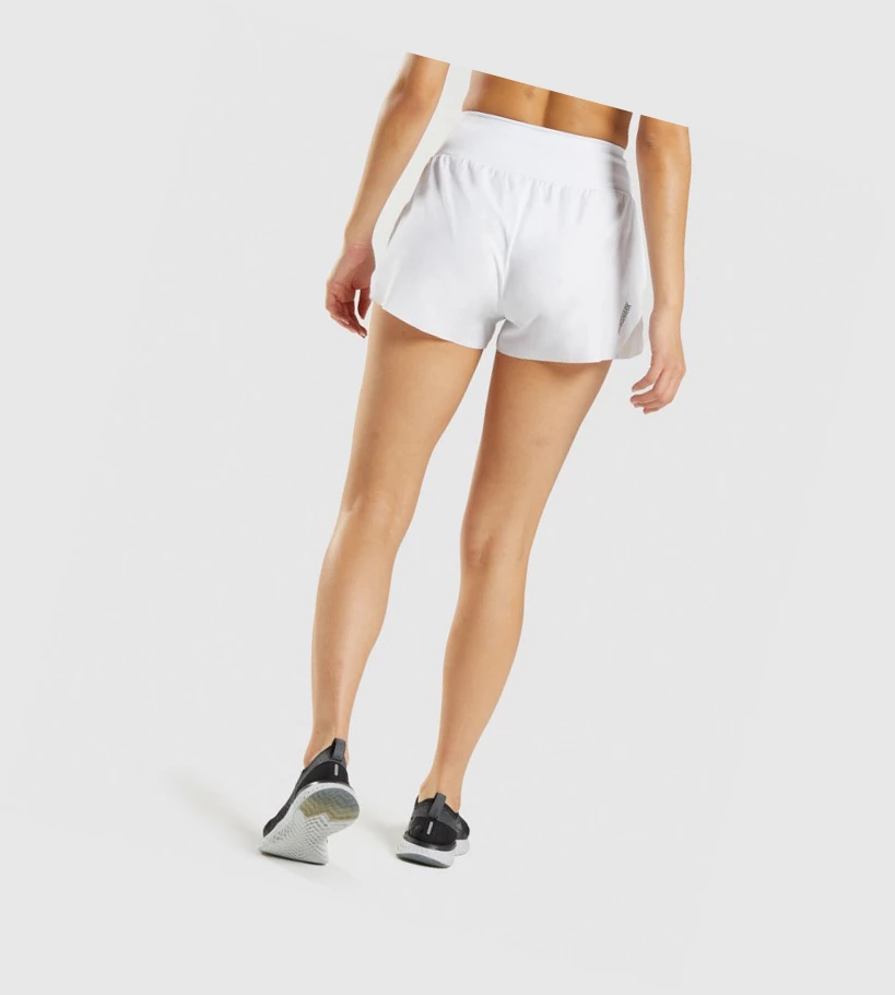 Gymshark Speed Naisten Shortsit Valkoinen | DHBVYA324