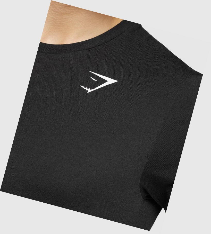 Gymshark Sports Miesten T Paidat Mustat | LOUBQI267