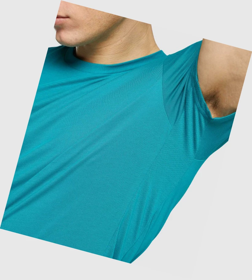 Gymshark Sports Miesten T Paidat Turkoosi | YWRXJA893