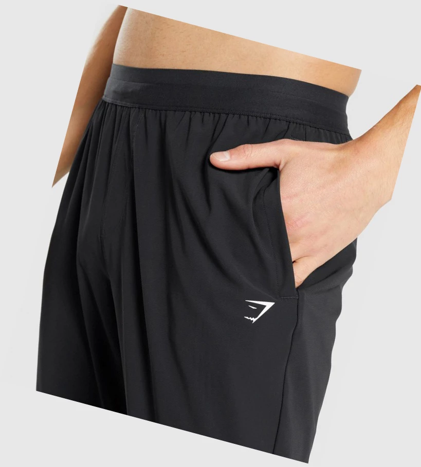 Gymshark Studio Miesten Juoksuvaatteet Mustat | JIBVXD318