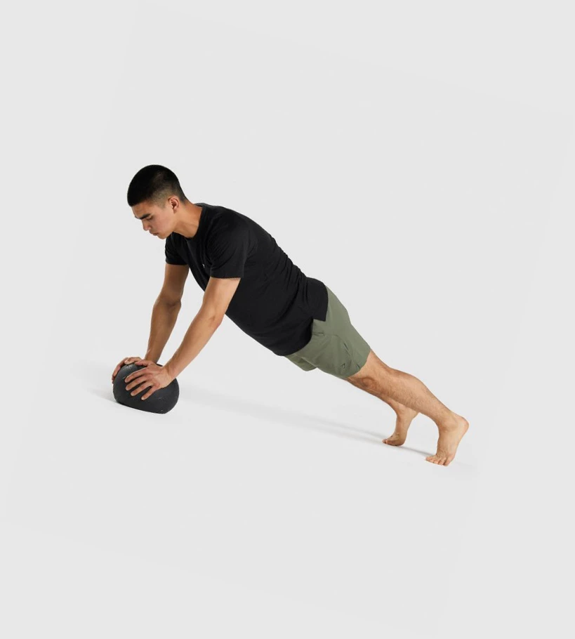 Gymshark Studio Miesten Shortsit Vihreä | DSWLTA905