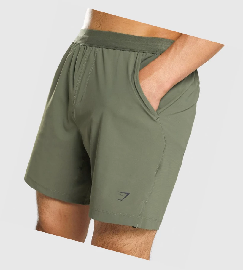 Gymshark Studio Miesten Shortsit Vihreä | DSWLTA905