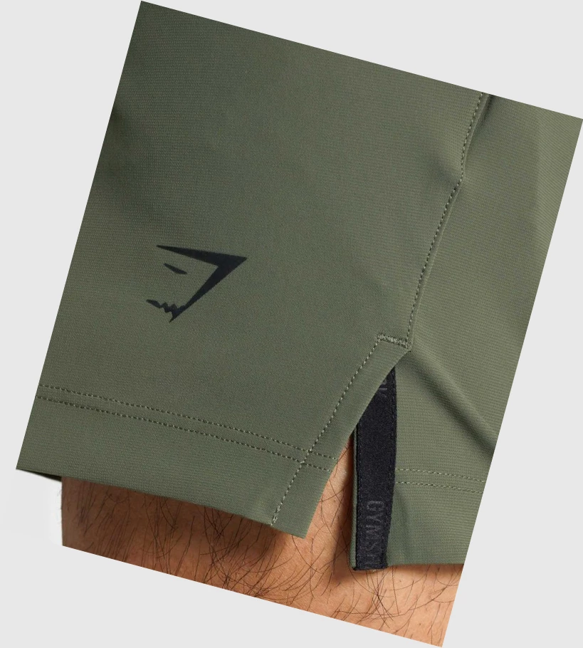 Gymshark Studio Miesten Shortsit Vihreä | DSWLTA905