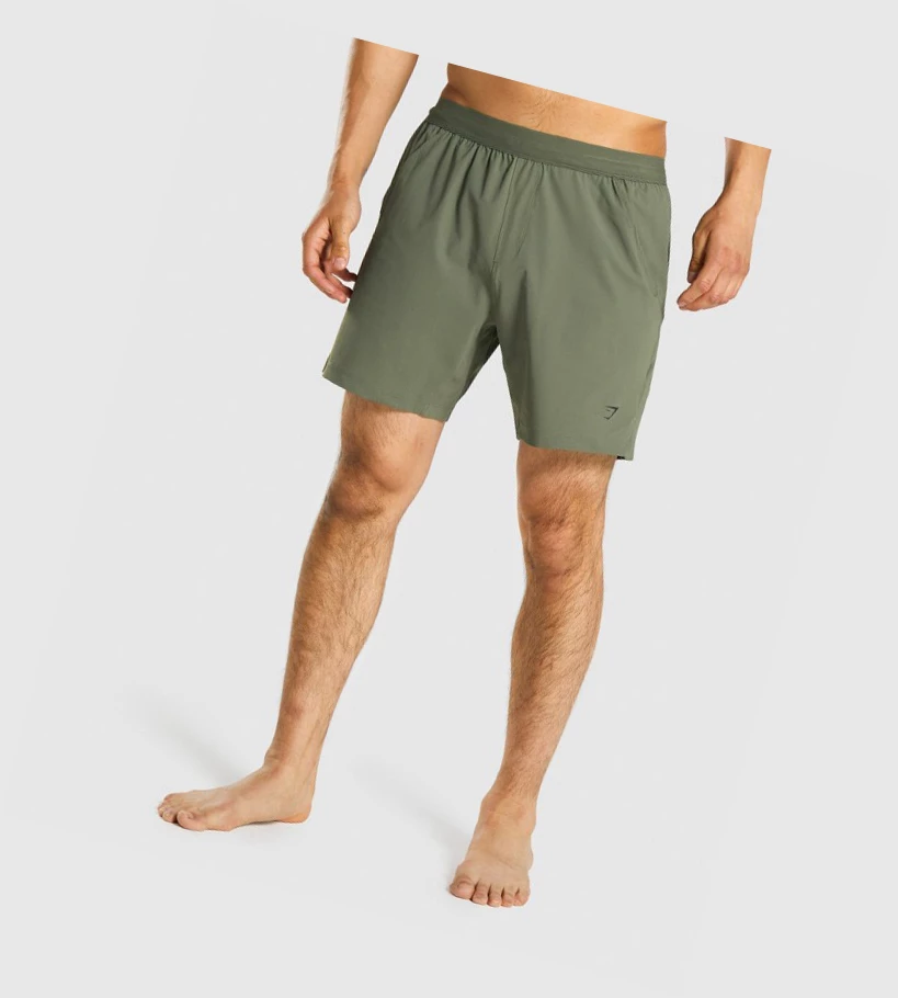 Gymshark Studio Miesten Shortsit Vihreä | DSWLTA905