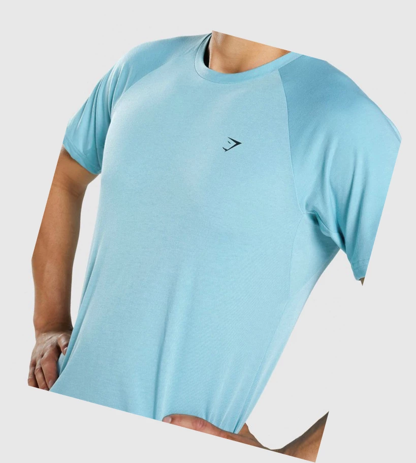 Gymshark Studio Miesten T Paidat Turkoosi | HDLJXC687