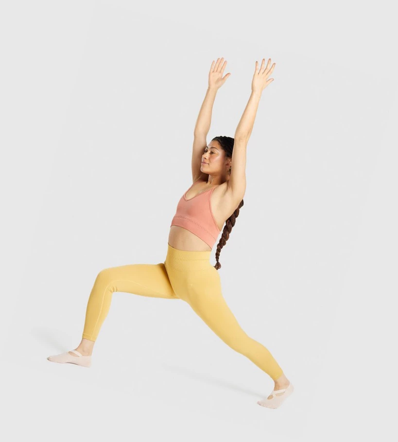 Gymshark Studio Seamless Naisten Urheiluliivit Oranssi | OPINFD780