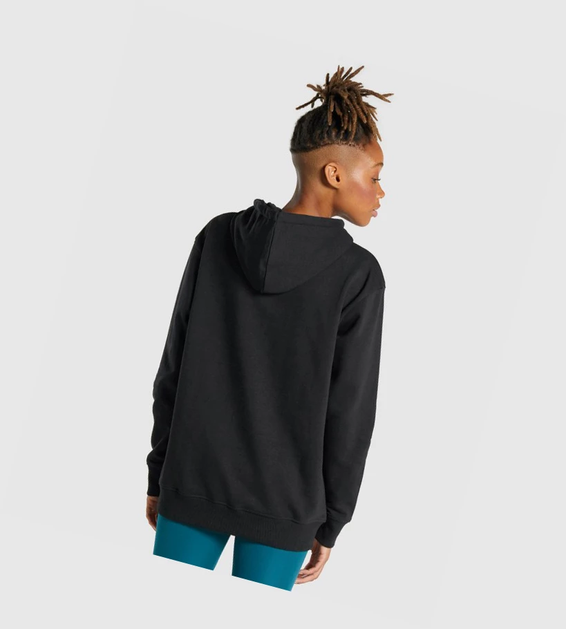 Gymshark Sundae Graafinen Oversized Naisten Vaatteet Mustat | AYLITW802