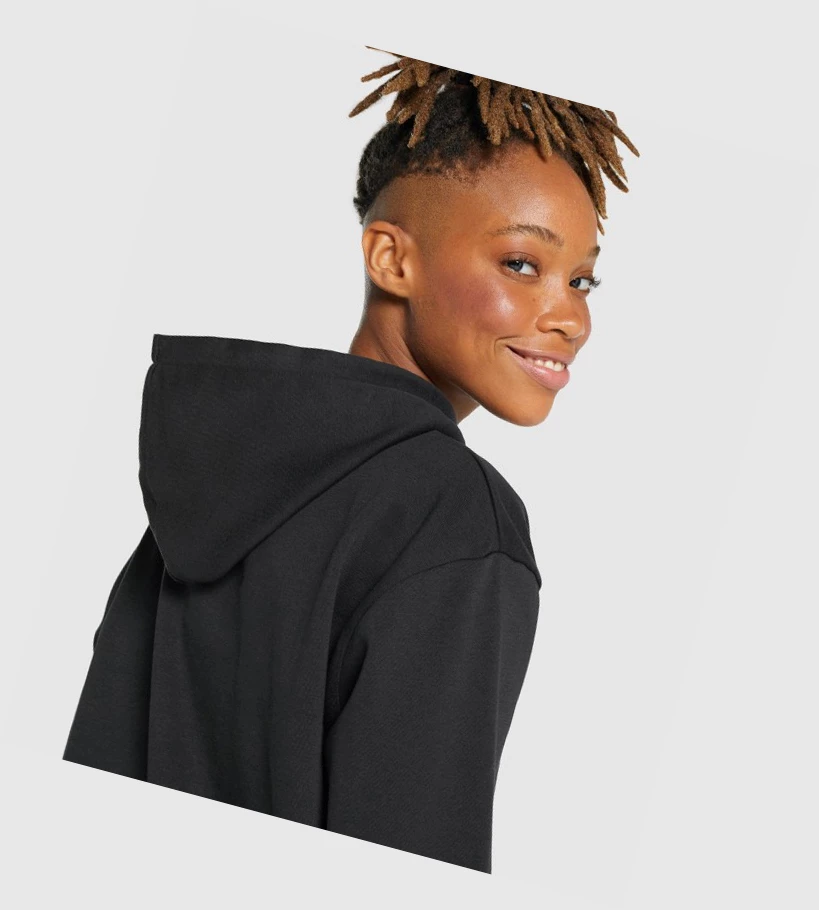 Gymshark Sundae Graafinen Oversized Naisten Vaatteet Mustat | AYLITW802