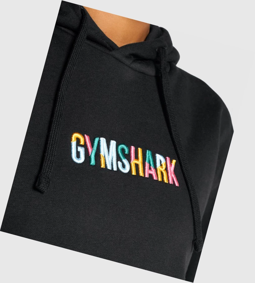 Gymshark Sundae Graafinen Oversized Naisten Vaatteet Mustat | AYLITW802