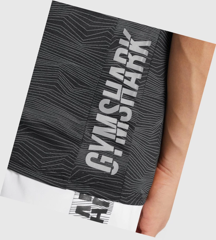 Gymshark Urheilu Miesten Hihaton Paita Mustat | HOZENA532