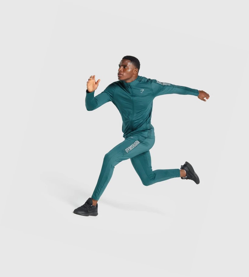 Gymshark Urheilu Miesten Juoksuvaatteet Turkoosi | IKLJNO048